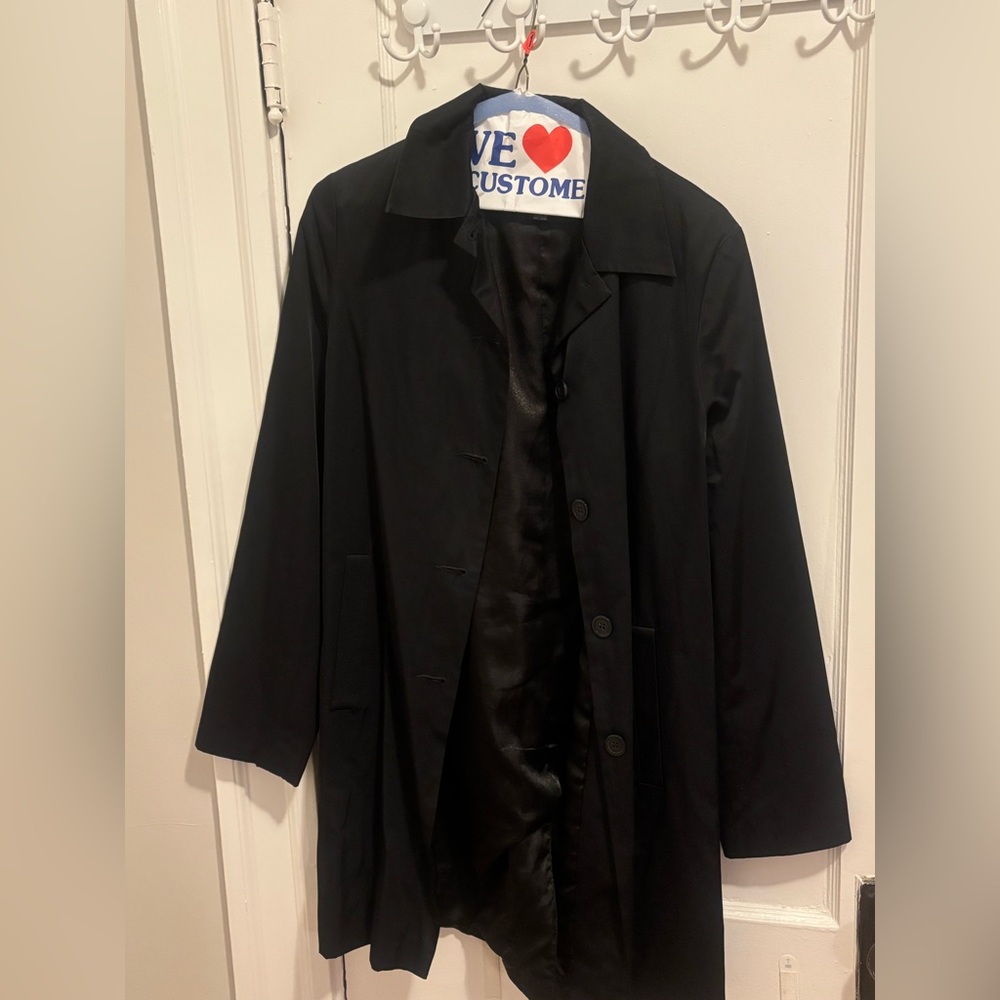 Weatherproof Black Trench Coat